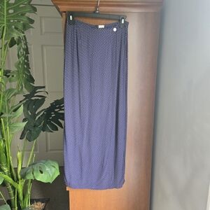 Gap Navy Polka Dot Skirt